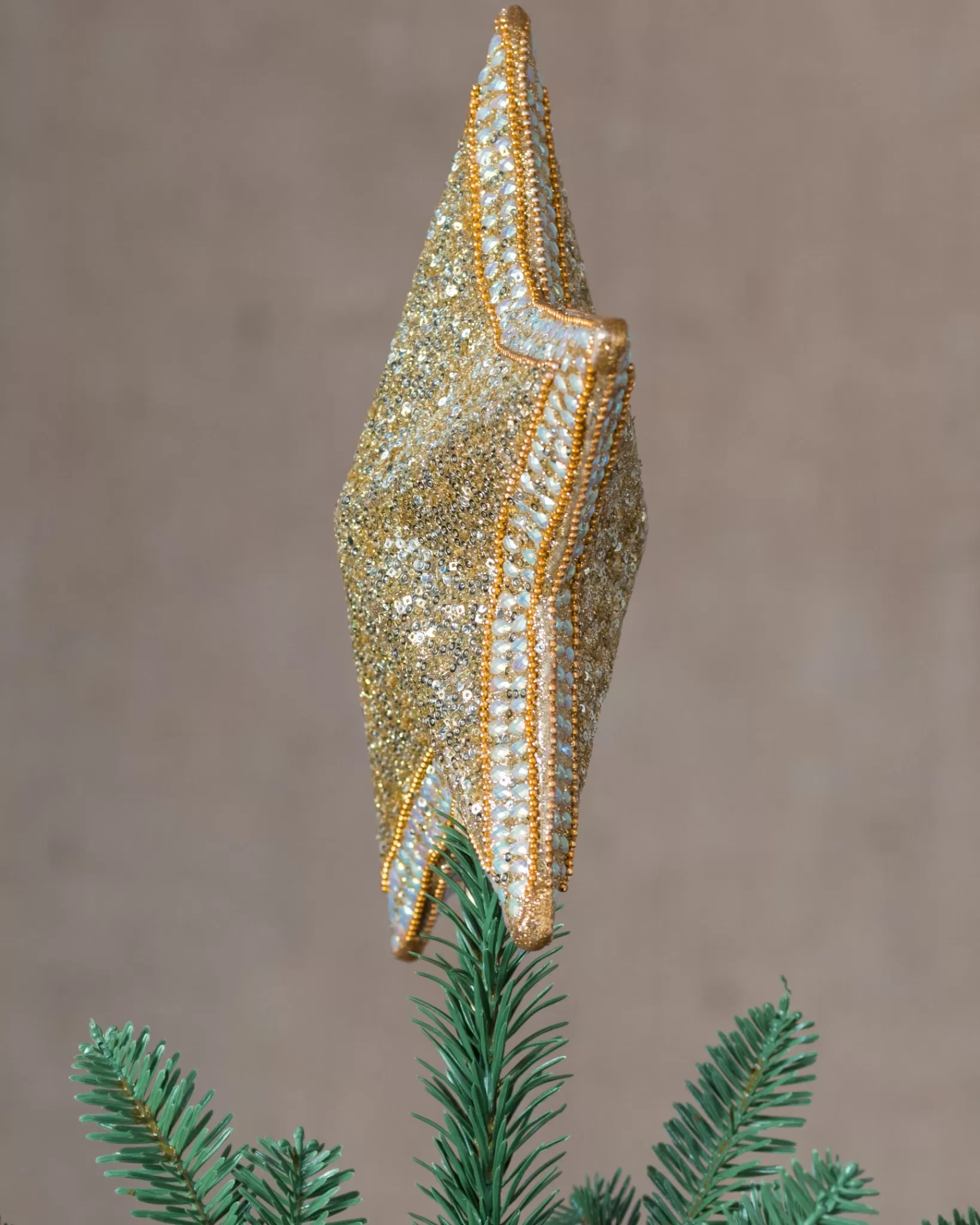 Sale All Over Beaded Star Christmas Tree Toppers Toppers