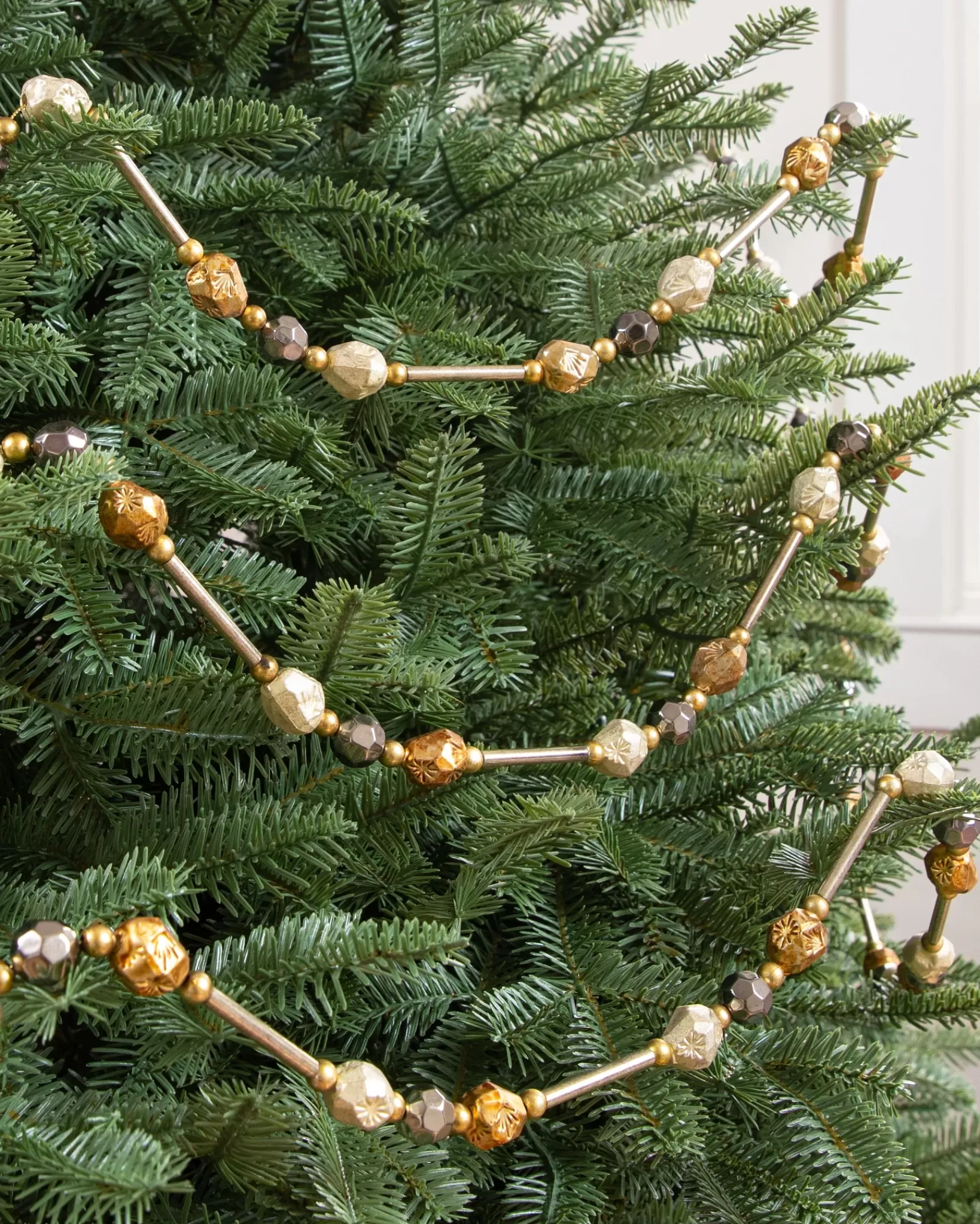 Flash Sale Antiqued Beaded Christmas Tree Garlands Garlands