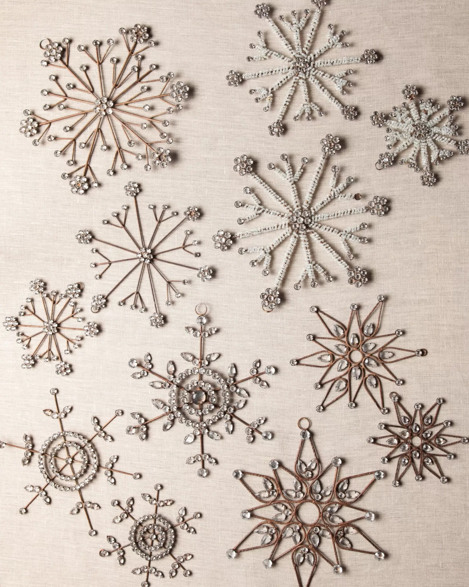 Cheap Antiqued Snowflake Christmas Ornament Collection Ornaments