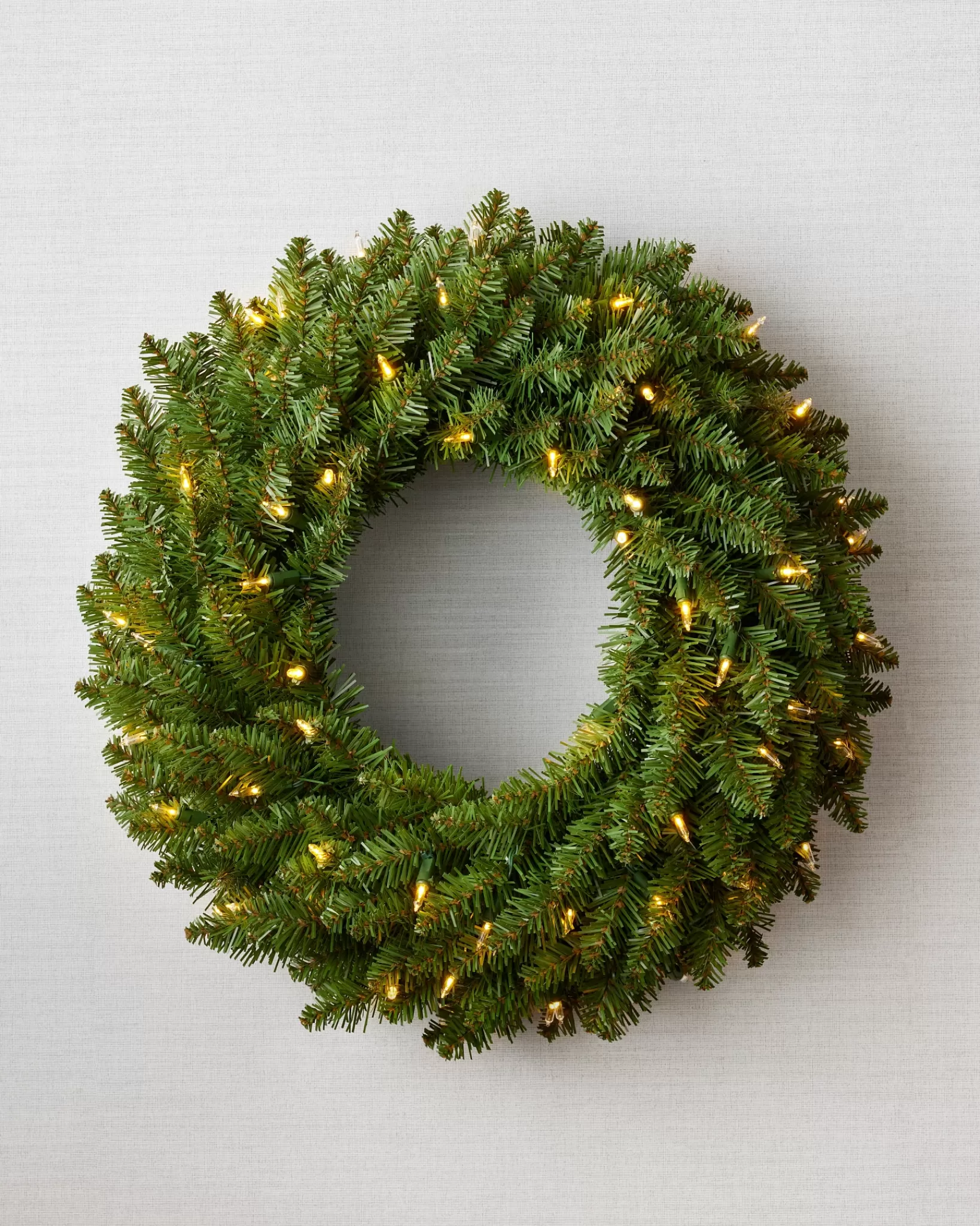 Best Berkshire Mountain Fir Double-Sided Wreath 18 - 24 Inch | Pre-Lit