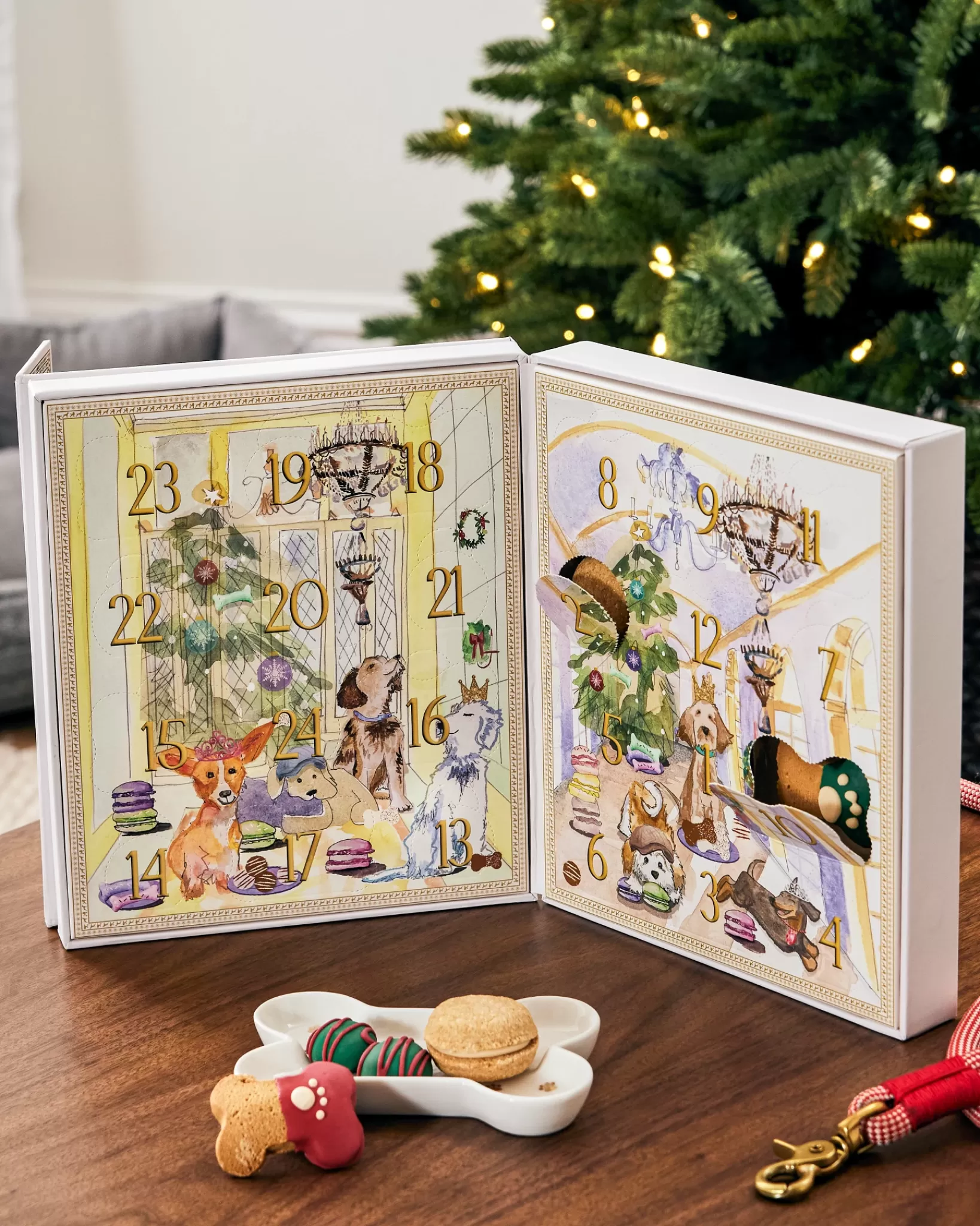 Online Bonne Et Filou 24-Day Dog Treat Advent Calendar Holiday Gourmet Gifts | Advent Calendars