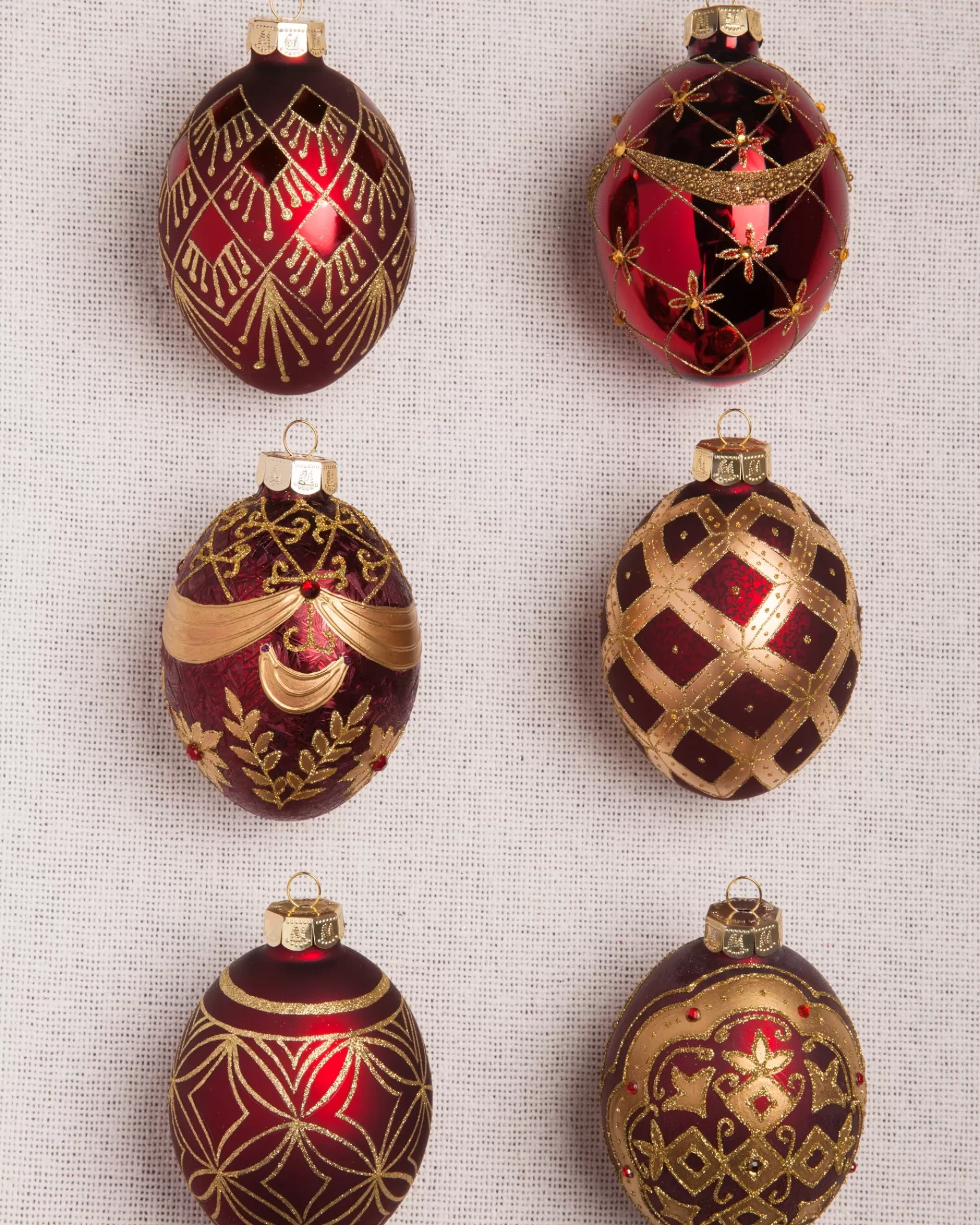 Cheap Brilliant Bordeaux Ornament Collection Ornaments