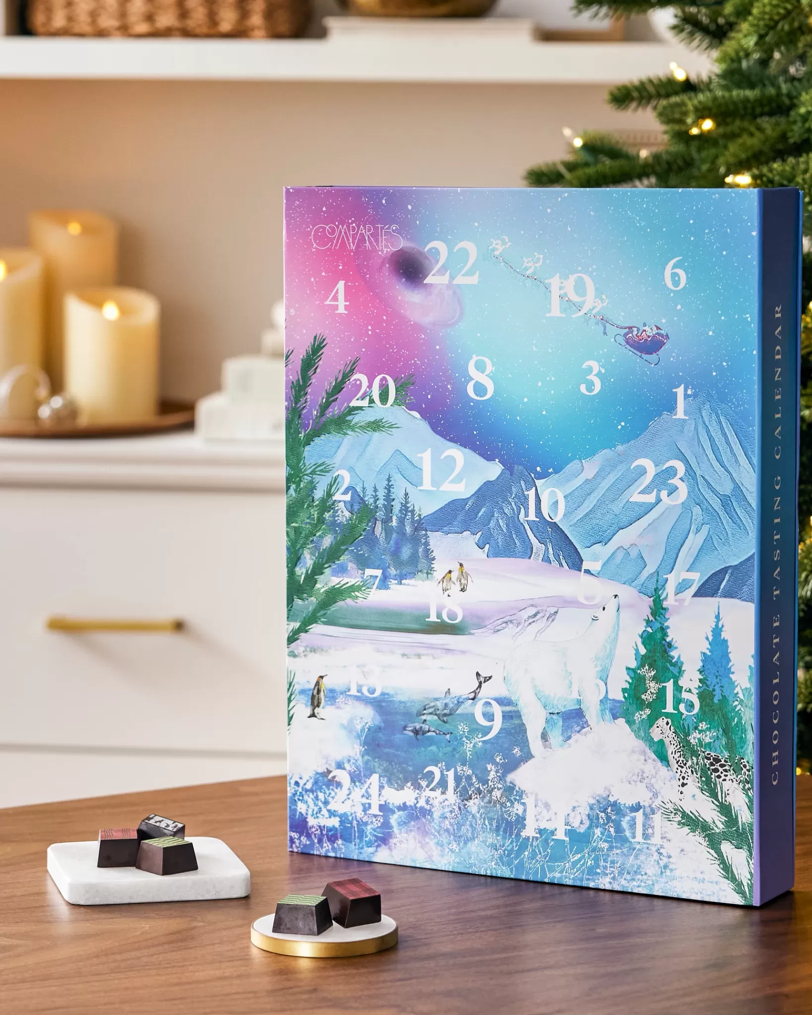 Flash Sale Compartés Chocolate 24-Day Advent Calendar Holiday Gourmet Gifts | Advent Calendars