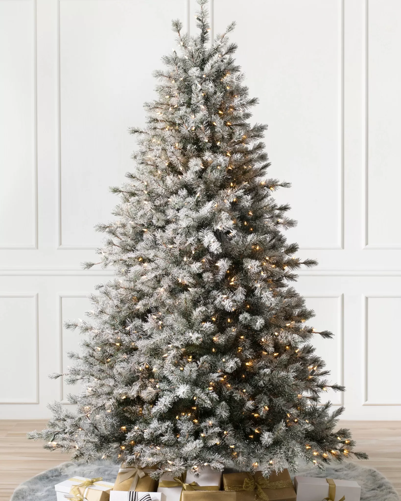 Hot Frosted Sugar Pine Trees 7 - 7.5 Feet | Unlit