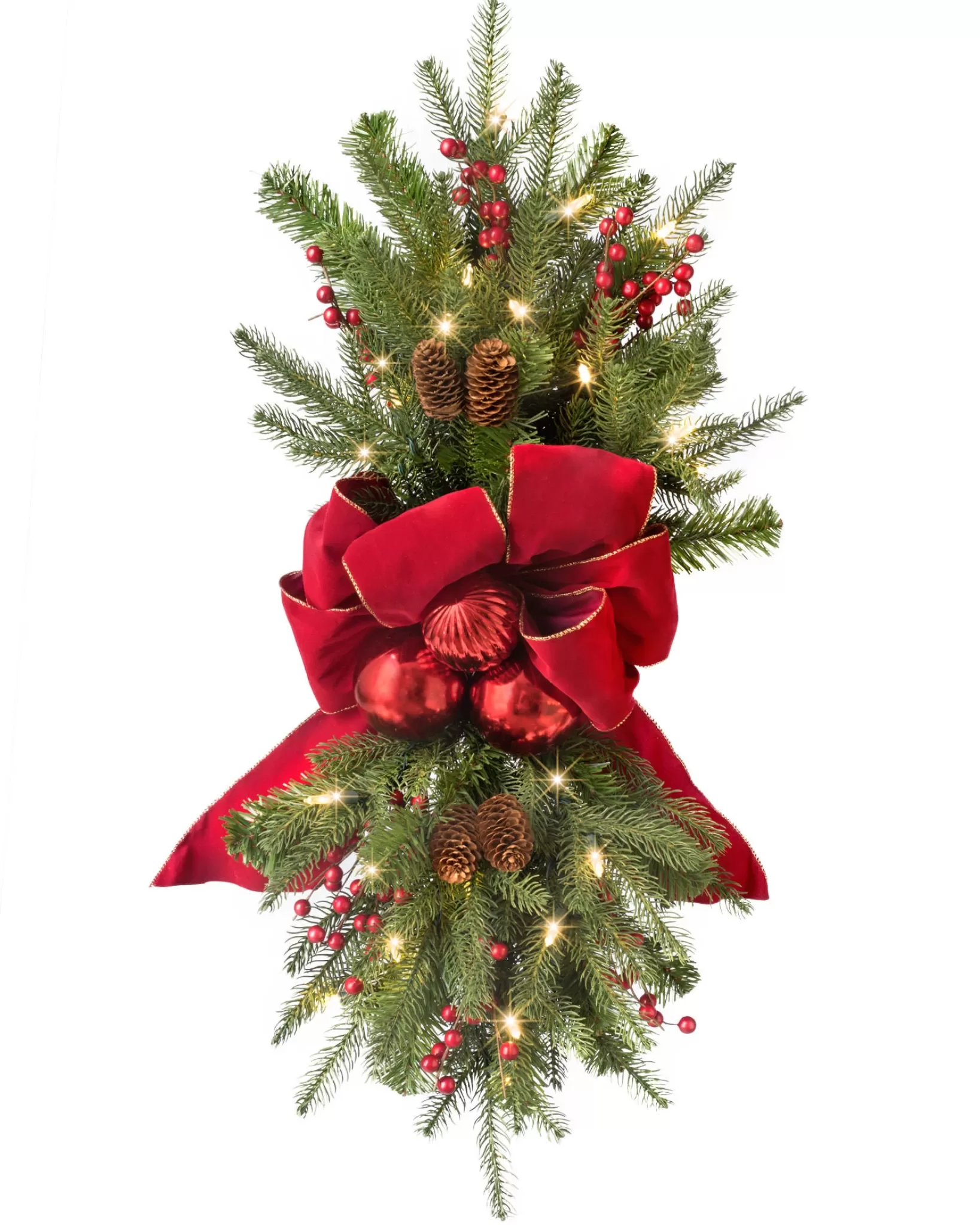 Best Sale Holiday Staircase Foliage Pre-Lit | Outdoor Safe