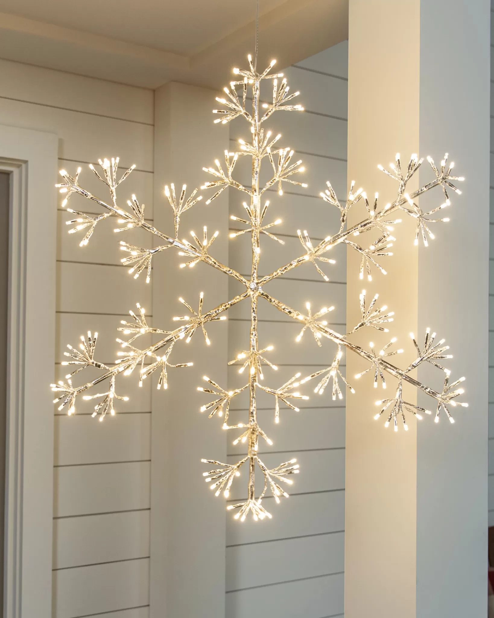 Shop Lit LED Winter Flurry Snowflakes Outdoor Lights