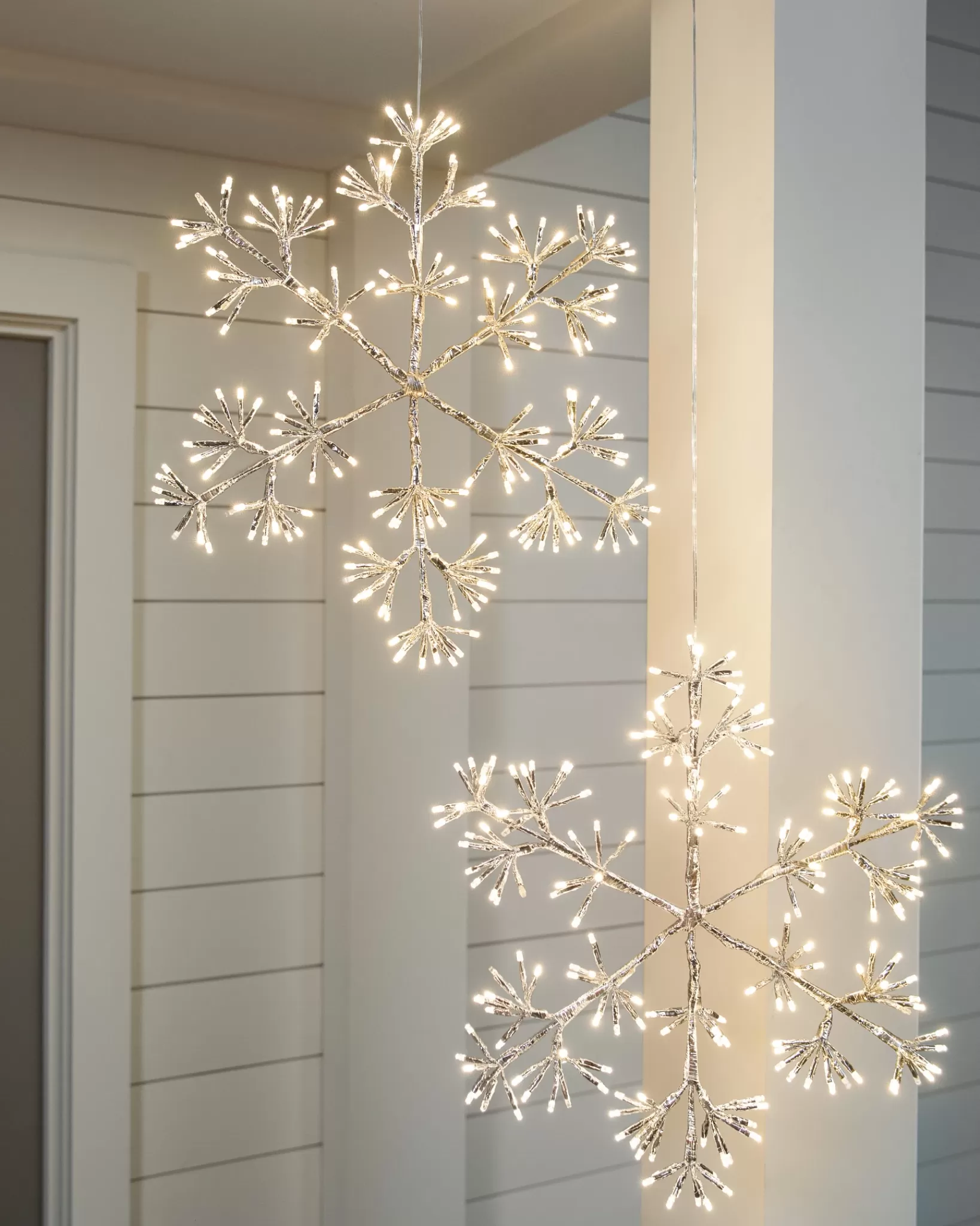 Shop Lit LED Winter Flurry Snowflakes Outdoor Lights