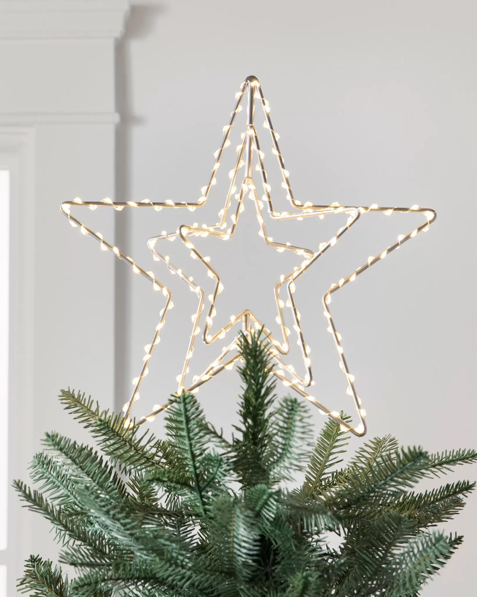 Hot Lit Swivel Christmas Tree Toppers Toppers