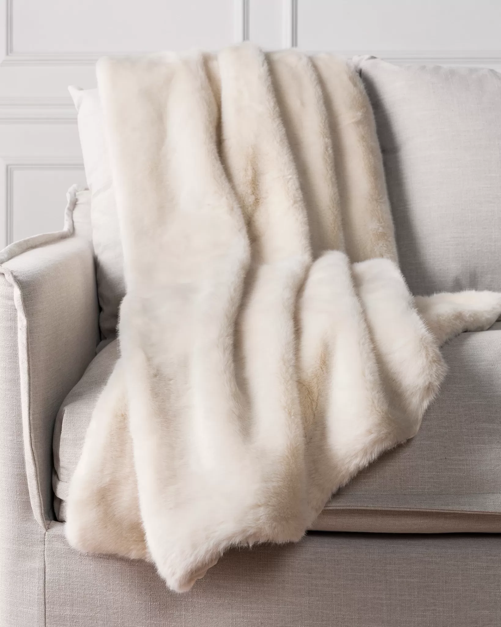 New Lodge Faux Fur Throws Pillows & Throws | Gifts For Christmas