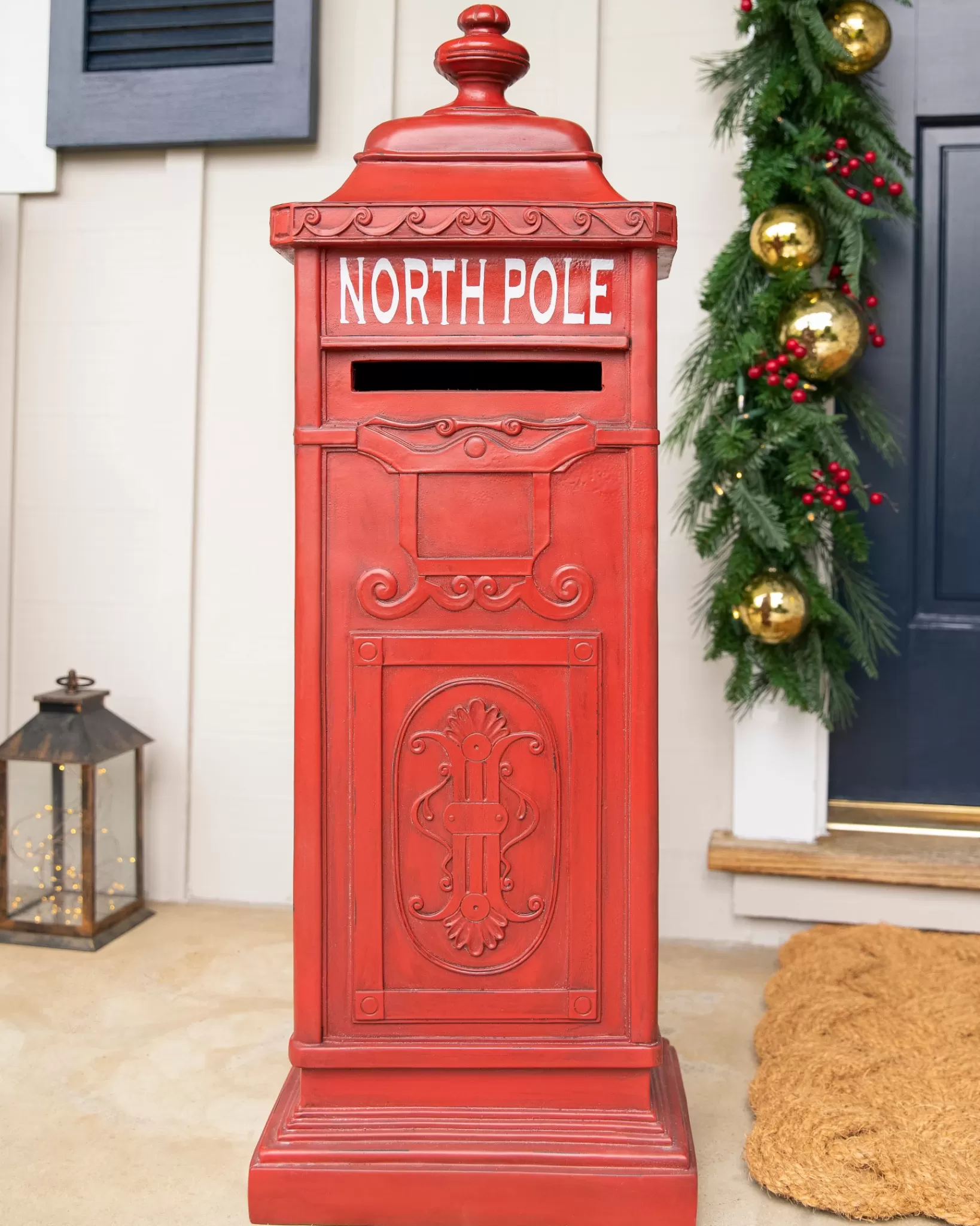 Hot Outdoor Letters To Santa Mailbox Yard Decorations