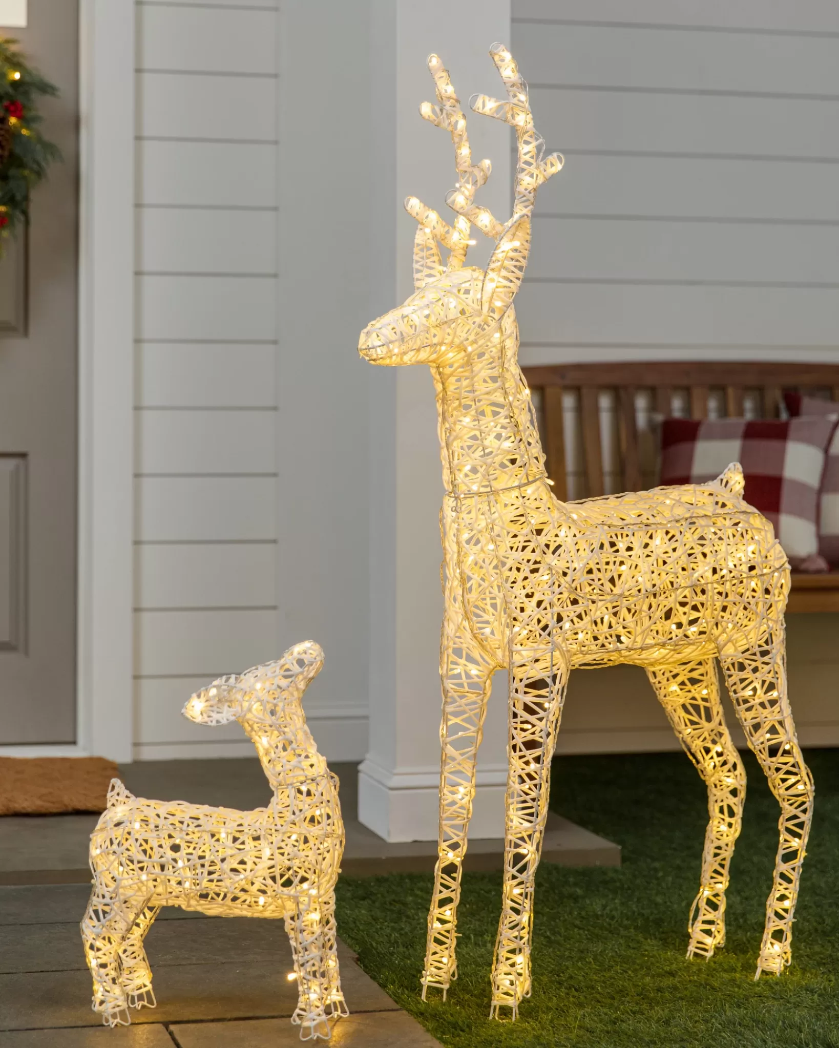 Flash Sale Outdoor Lit LED Wintry Wonder Friends Yard Decorations | Outdoor Lights