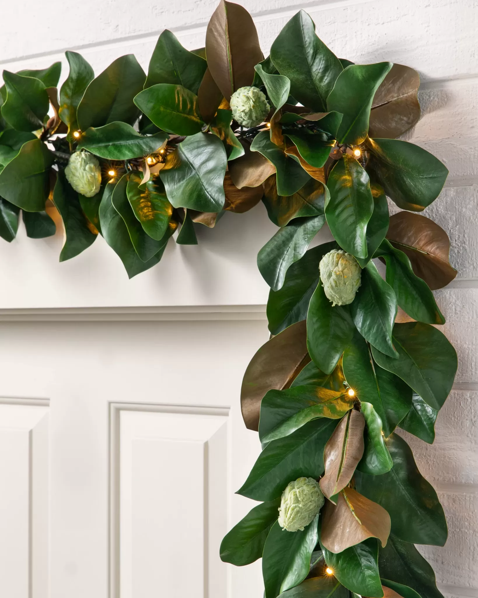 Best Sale Outdoor Magnolia Leaves Foliage Outdoor Safe | Garlands