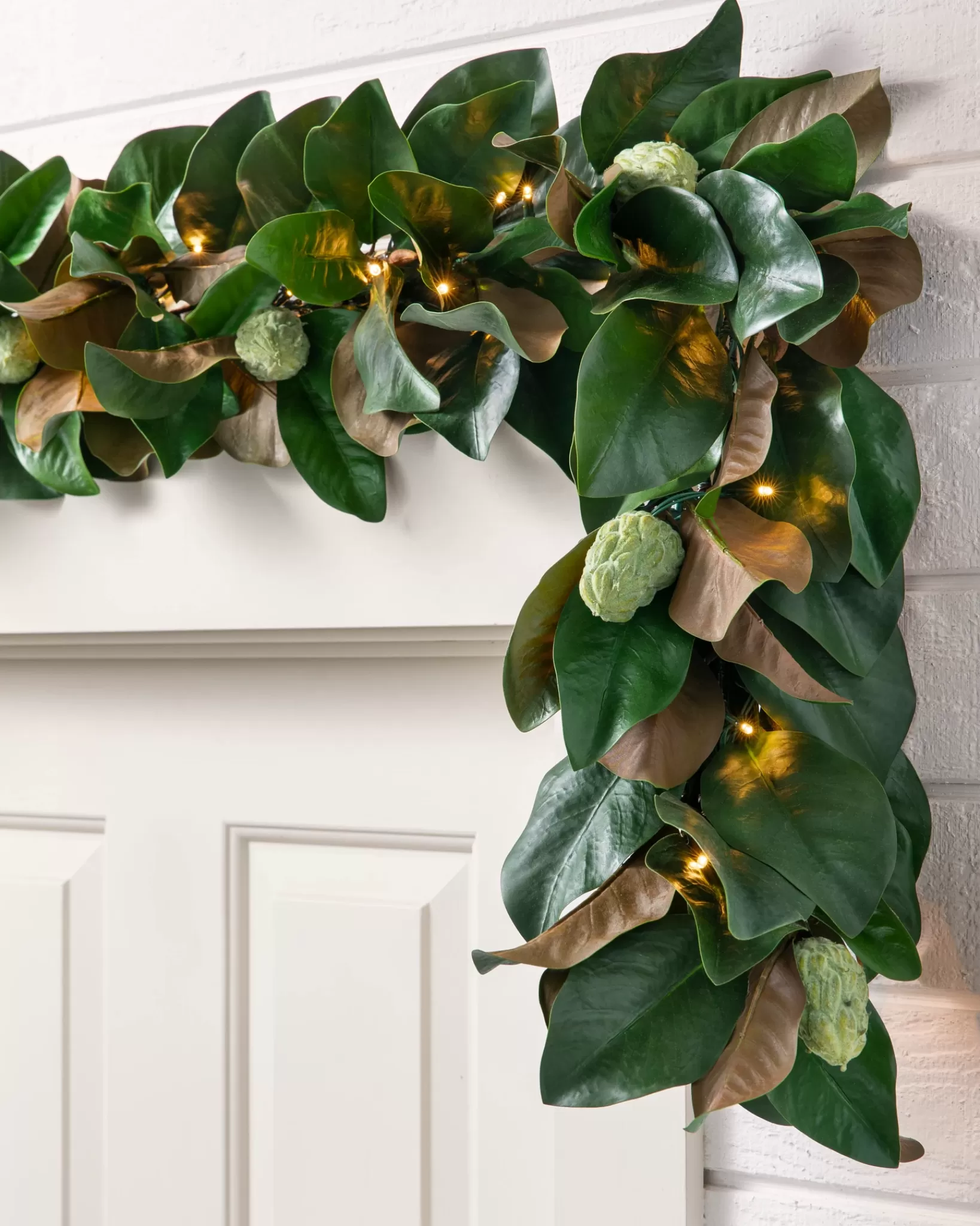 Best Sale Outdoor Magnolia Leaves Foliage Outdoor Safe | Garlands