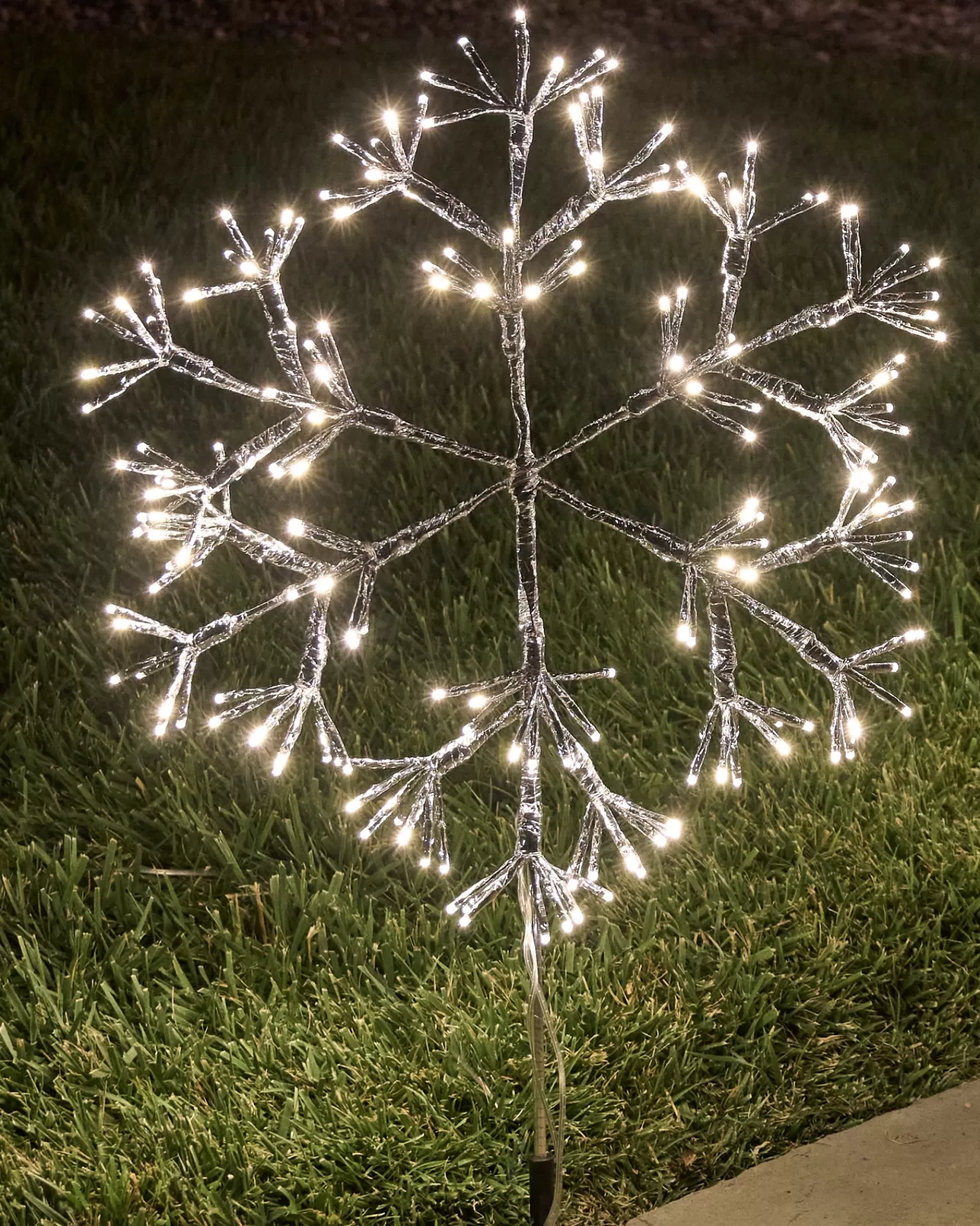 Outlet Outdoor Snowflake Pathway Lights Yard Decorations | Outdoor Lights