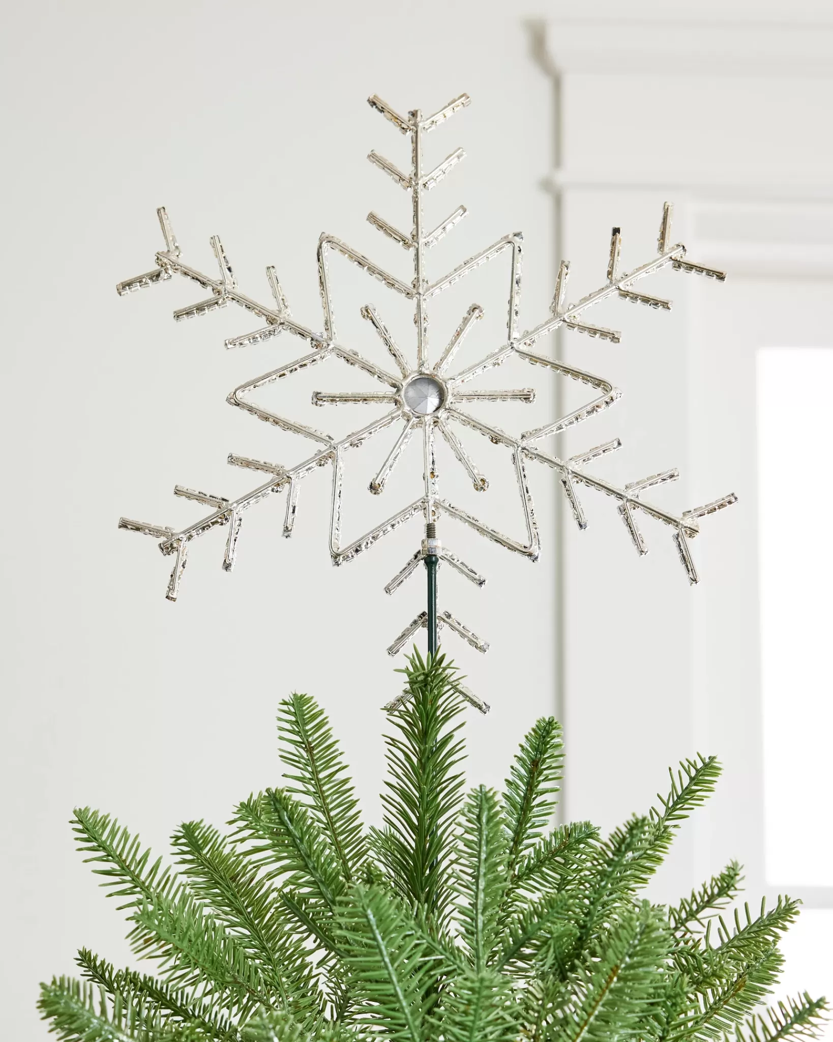 Hot Rhinestone Snowflake Tree Toppers Toppers