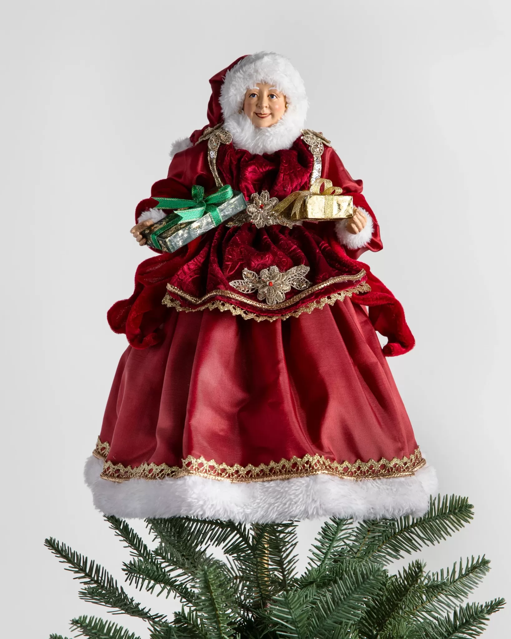 Best Santa And Mrs. Claus Christmas Tree Toppers Toppers