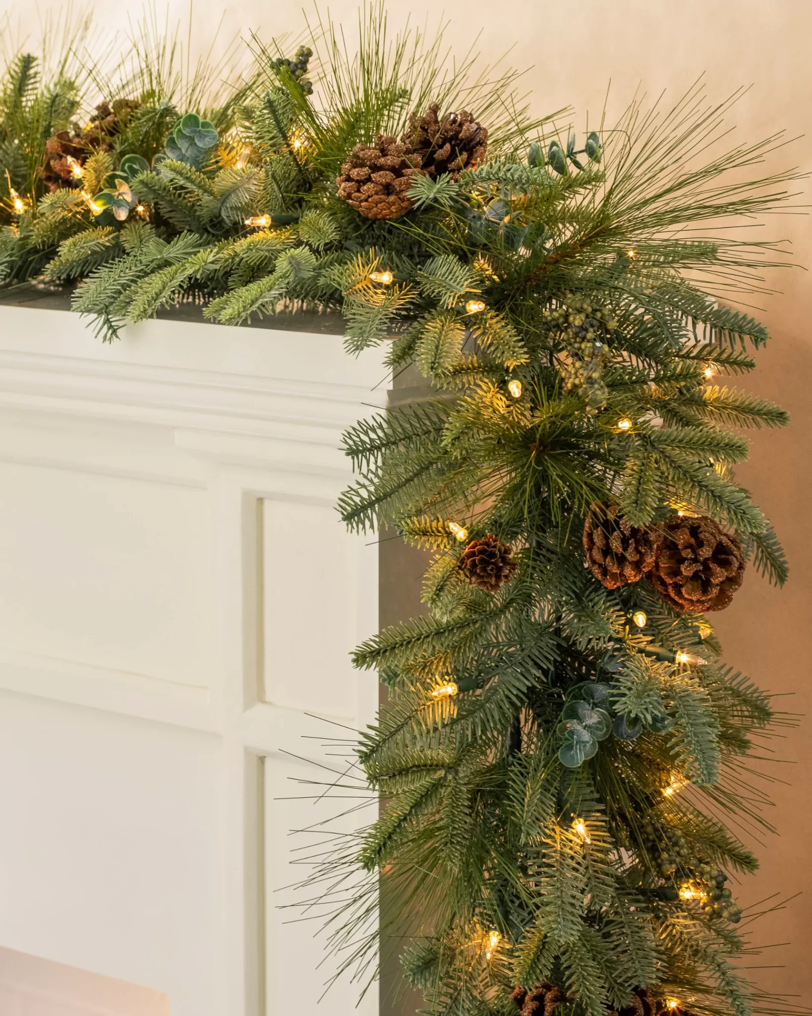 Outlet Wintry Woodlands Foliage 26 - 28 Inch | Pre-Lit